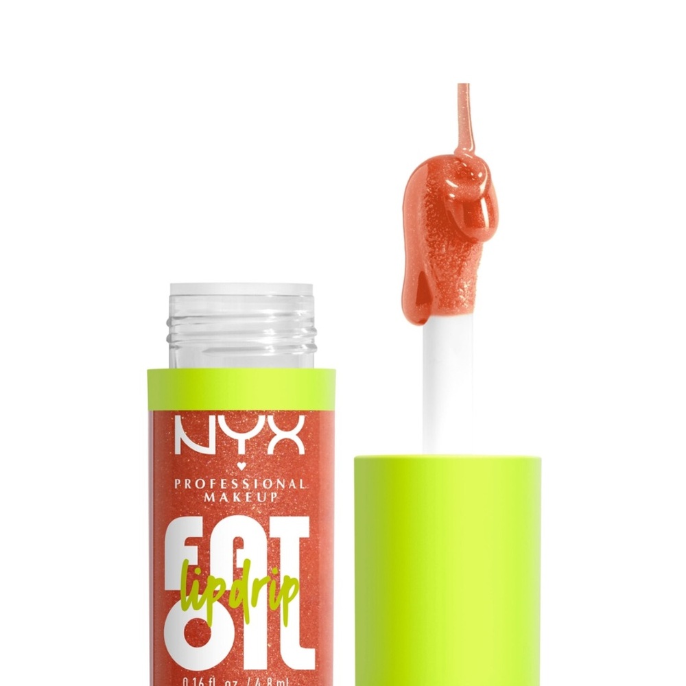 NEW FULL SIZE NYX FAT OIL LIP GLOSS IN SHADE FOLLOW BACK